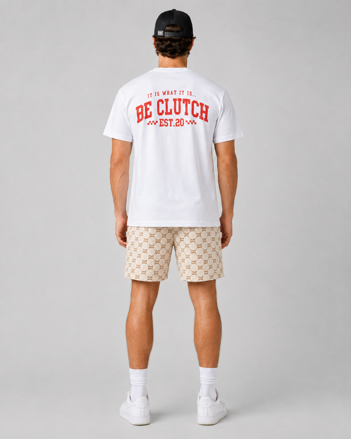 CLUTCH INVERTED MESH SHORTS - TAN