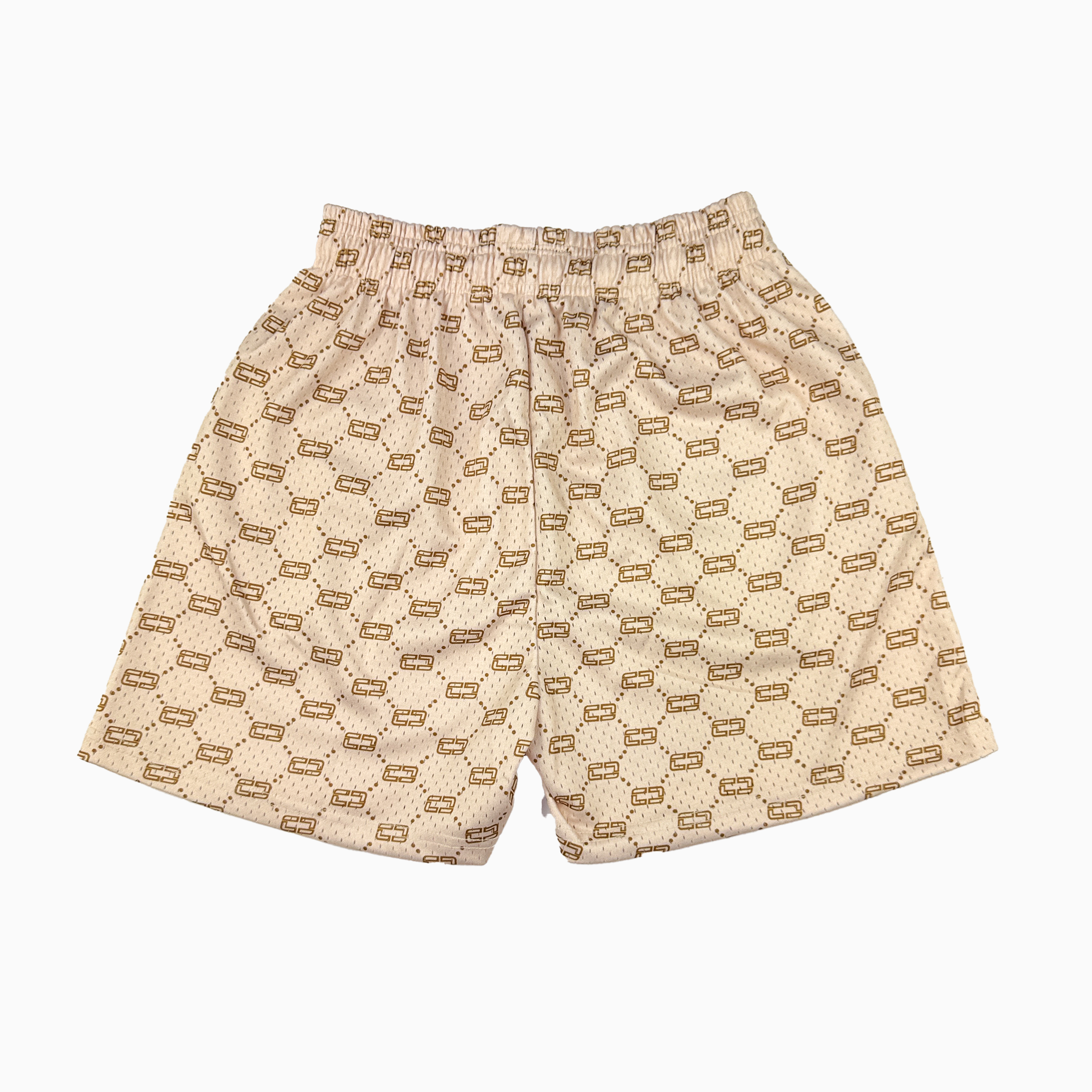 CLUTCH INVERTED MESH SHORTS - TAN
