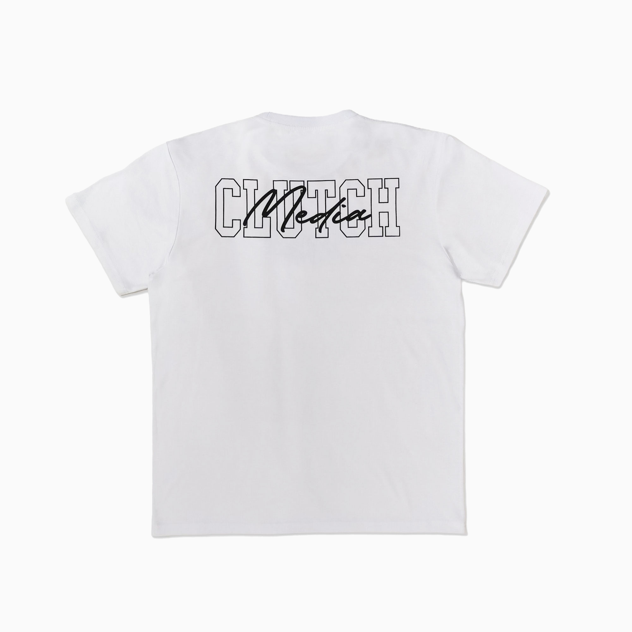 CLUTCH MEDIA SIGNATURE T-SHIRT - WHITE