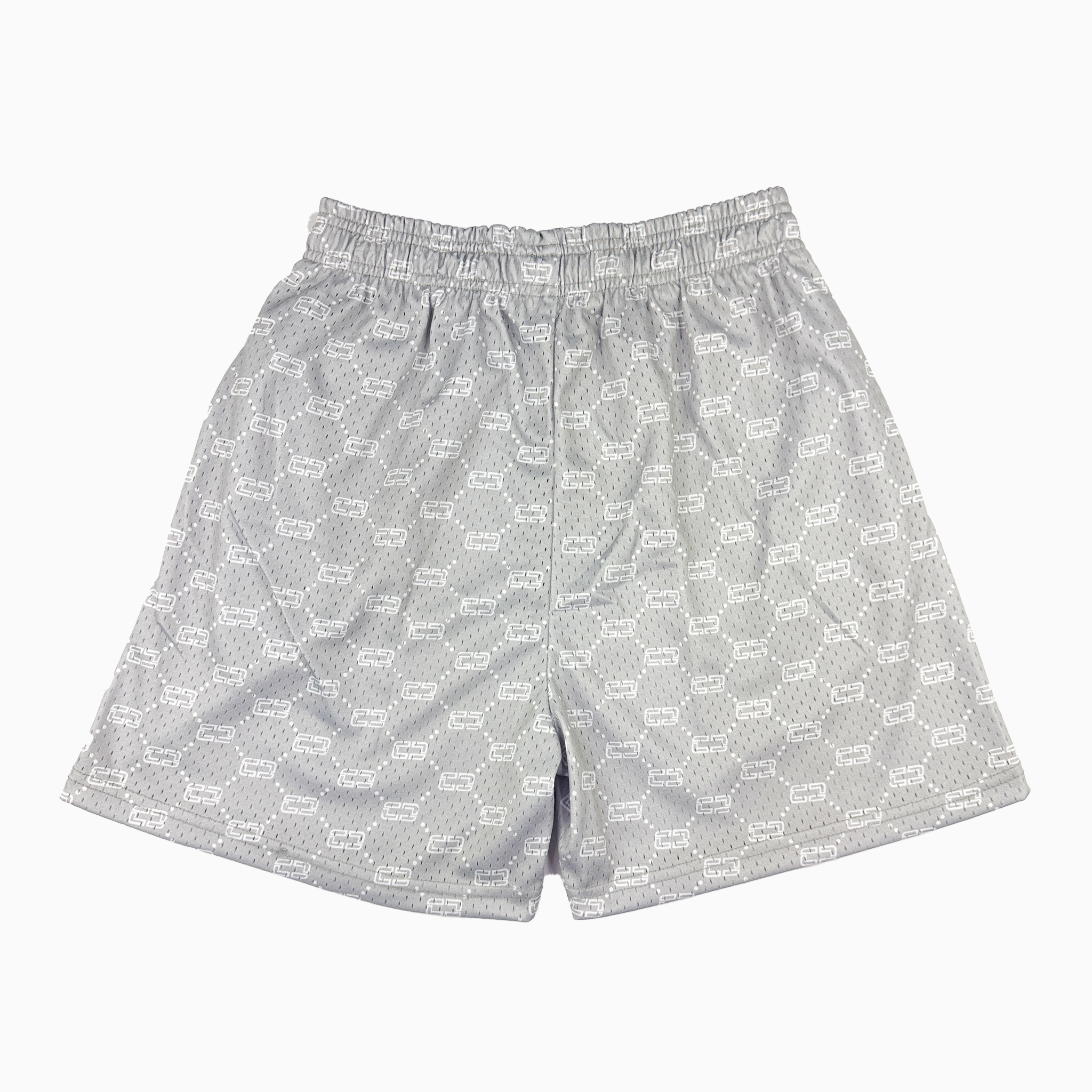 CLUTCH INVERTED MESH SHORTS - GREY