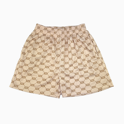 CLUTCH INVERTED MESH SHORTS - TAN