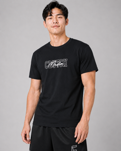CLUTCH MEDIA SIGNATURE T-SHIRT - BLACK