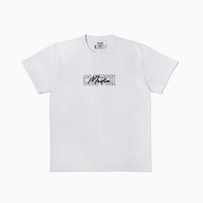 CLUTCH MEDIA SIGNATURE T-SHIRT - WHITE