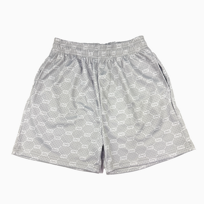 CLUTCH INVERTED MESH SHORTS - GREY